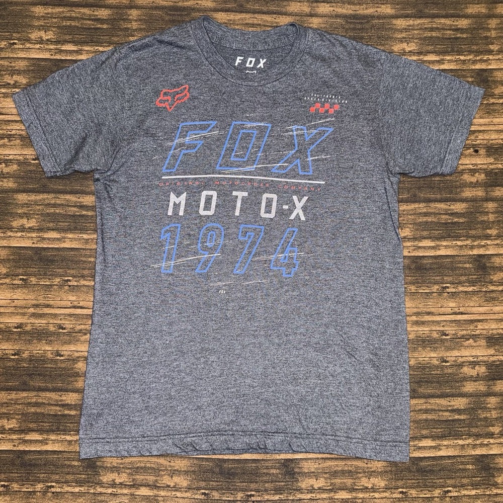 FOX Racing Moto-X 1974 Graphic T Shirt Grey Men's M